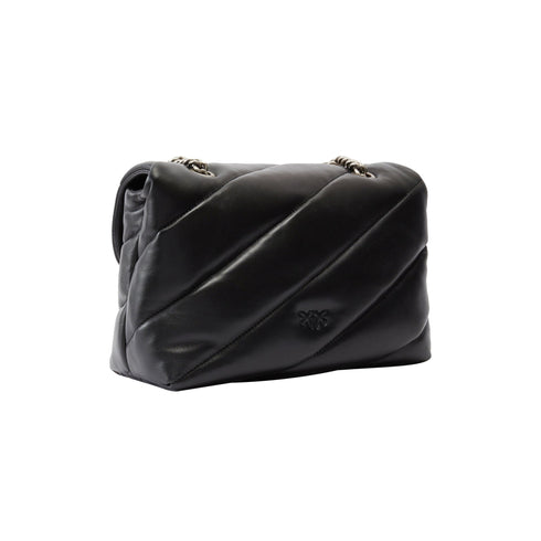 Pinko Borsa a tracolla Borsa Donna Classic Love Puff Nero argento P25 - PINKO 100038A0F2 - Z99O - UNI - Francavilla Moda